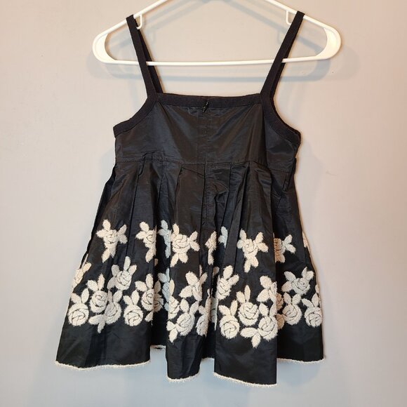 MonnaLisa Chic Dress Made in Italy Black Pleated Girls 10 - Picture 4 of 11